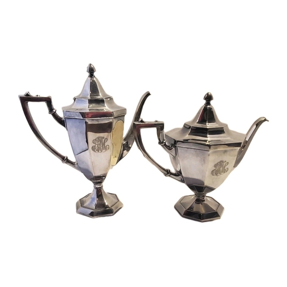 Elegant Silver Tea Set